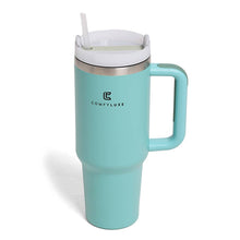 Load image into Gallery viewer, Solid Colored 40oz ComfyLuxe Tumbler with Handle and Straw