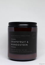 Load image into Gallery viewer, Grapefruit & Mangosteen Soy Wax Candle (2 size options)