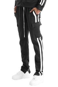 Two Stripe Cargo Pocket Track Pant Jogger