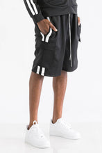 Load image into Gallery viewer, Two Stripe Cargo Pocket Shorts