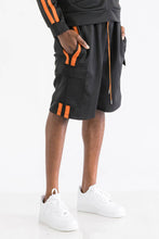 Load image into Gallery viewer, Two Stripe Cargo Pocket Shorts