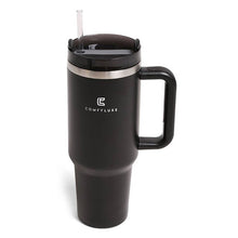 Load image into Gallery viewer, Solid Colored 40oz ComfyLuxe Tumbler with Handle and Straw