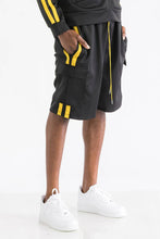 Load image into Gallery viewer, Two Stripe Cargo Pocket Shorts
