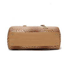 Load image into Gallery viewer, Rina Crocodile Embossed Women’s Duffle Bag by Mia K