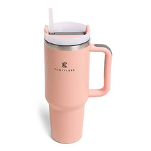 Load image into Gallery viewer, Solid Colored 40oz ComfyLuxe Tumbler with Handle and Straw