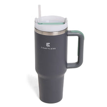 Load image into Gallery viewer, Solid Colored 40oz ComfyLuxe Tumbler with Handle and Straw