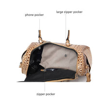 Load image into Gallery viewer, Rina Crocodile Embossed Women’s Duffle Bag by Mia K