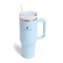 Load image into Gallery viewer, Solid Colored 40oz ComfyLuxe Tumbler with Handle and Straw