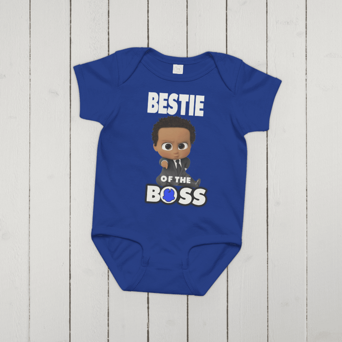 Bestie of the boss Baby jersey bodysuit