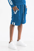 Load image into Gallery viewer, Two Stripe Cargo Pocket Shorts