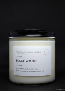 Beachwood Soy Wax Candle (4 Size Options)