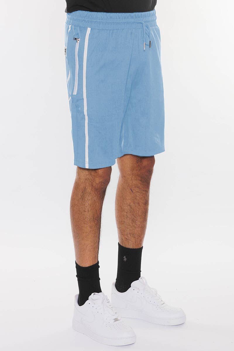 Mens Dual Striped Tape Active Shorts