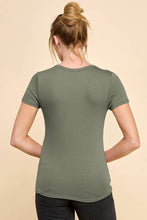 Load image into Gallery viewer, Crew Neck Short Sleeve Basic Top