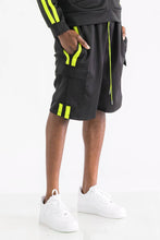 Load image into Gallery viewer, Two Stripe Cargo Pocket Shorts