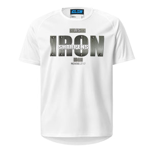 As Iron Sharpens Iron Unisex sports jersey
