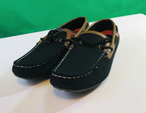 Levi Casual Boat Shoe Benson Washed Canvas