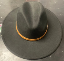 Load image into Gallery viewer, Wide Brim Fedora Hat