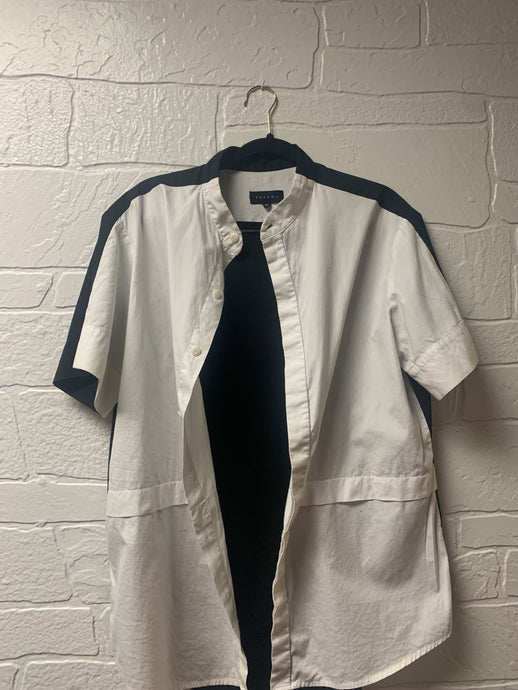 Tackma two tone button down